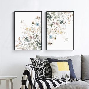 Wall art - Wild flower (2 sets)- Canvas Prints- Poster Prints