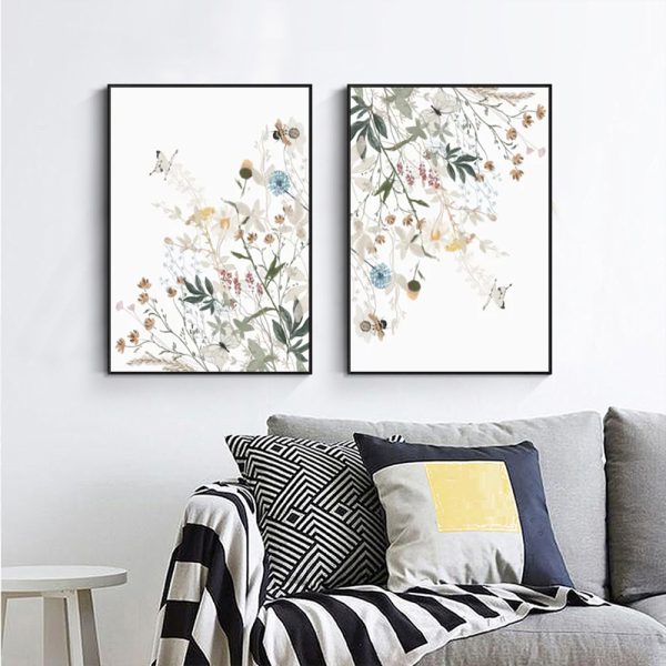 Wall art - Wild flower (2 sets)- Canvas Prints- Poster Prints