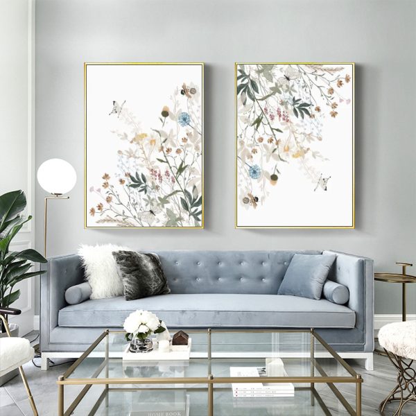 Wall art - Wild flower (2 sets)- Canvas Prints- Poster Prints - Image 2