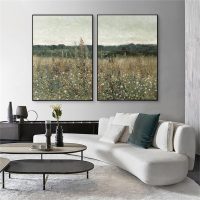 Wall art - Wildflower Field (2 sets)- Canvas Prints- Poster Prints - Image 2
