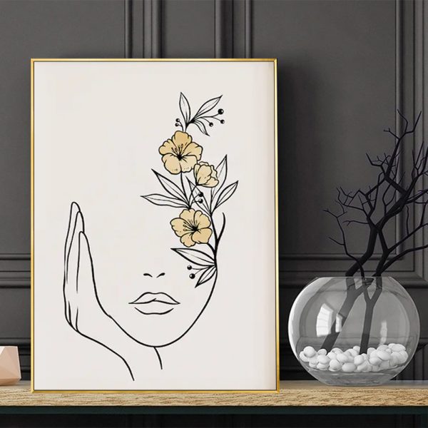 Wall Art - Woman's Face - Canvas Prints-Poster Prints