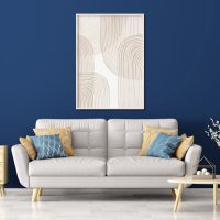 Wall Art - Beige Geometric - Canvas Prints-Poster Prints - Image 2