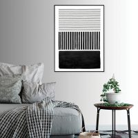 Wall Art - Black White Minimalist Art - Canvas Prints-Poster Prints