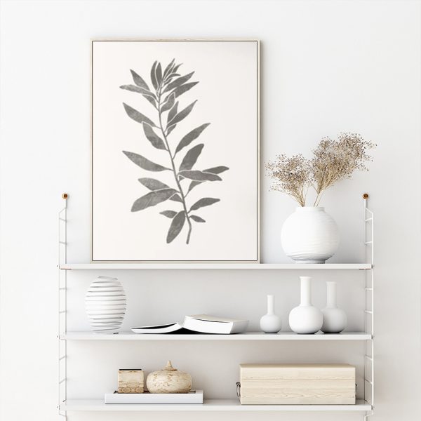 Wall Art - Green Leaves Print II - Canvas Prints-Poster Prints - Image 2