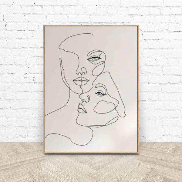 Wall Art - Female Faces - Canvas Prints-Poster Prints - Image 3