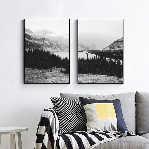 Wall art - Forest Landscape (2 sets)- Canvas Prints- Poster Prints