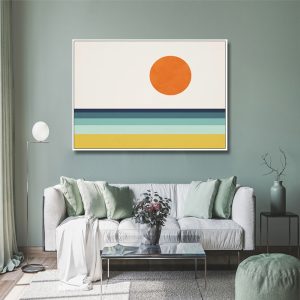 Wall Art - Minimalist Geometric Landscape - Canvas Prints-Poster Prints