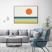 Wall Art - Minimalist Geometric Landscape - Canvas Prints-Poster Prints - Image 2