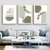 Wall Art - Modern Nordic Green (3 Sets) - Poster Prints -Canvas Prints