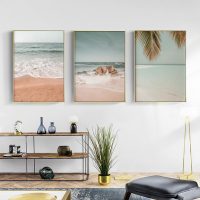 Wall Art - Tropical Beach (3 Sets) - Poster Prints -Canvas Prints