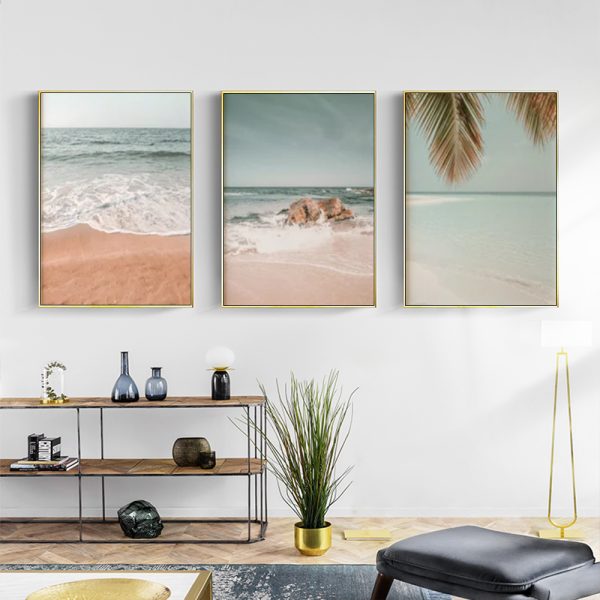 Wall Art - Tropical Beach (3 Sets) - Poster Prints -Canvas Prints