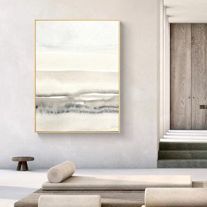 Wall Art - Beige And Grey II - Canvas Prints-Poster Prints