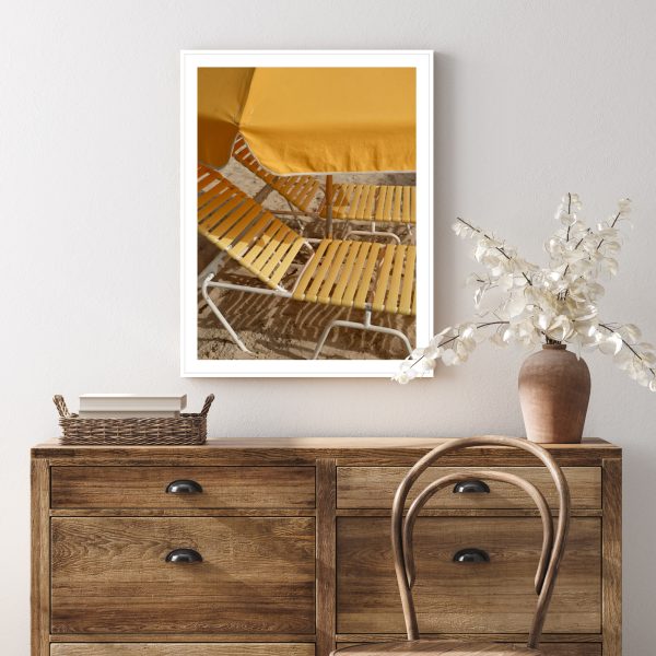 Wall Art - Sunshine Sunbeds - Canvas Prints-Poster Prints